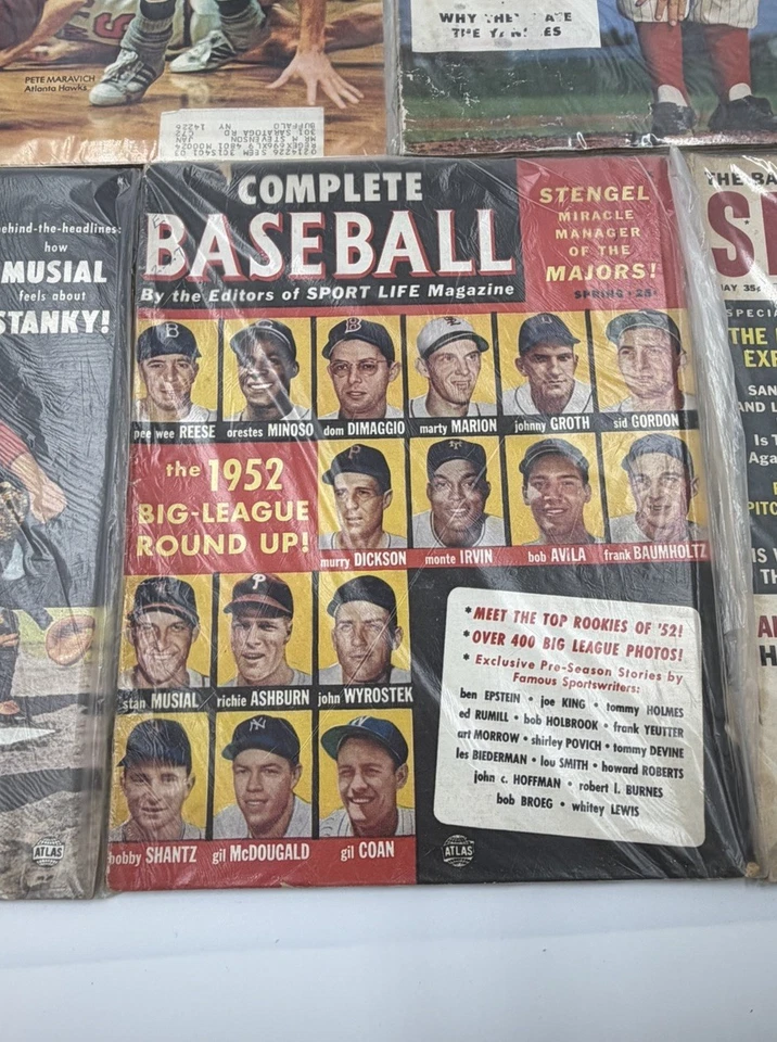 运动棒球篮球杂志 1950 年代完整棒球马拉维奇音乐 — 第 3/4 张图片