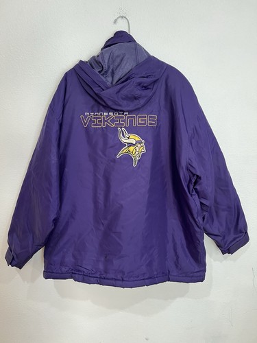 Vintage Minnesota Vikings Logo Athletic Game Day NFL Jacket Men’s Size Large - Picture 2 of 8