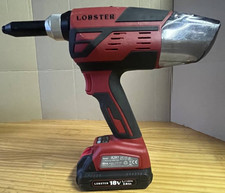 Lobster R2B1 Cordless Riveter Electric Power Tool Lobtex Japan Used with Case