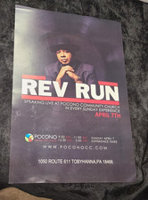 Reverend Run Rev Run Speaking Live At Pocono Community Church Poster 11" X 17"