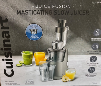 Cuisinart Juice Fusion Easy Clean Masticating Slow Juicer CSJ