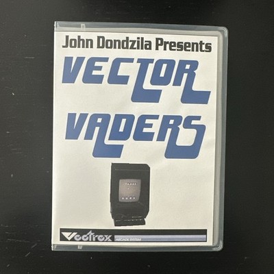 Authentic Vectrex Original Vector Vaders By John Dondzila, First Print, Plz Read