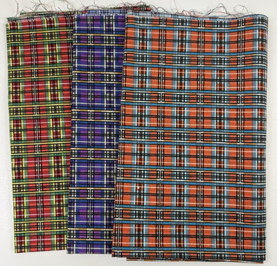 2013 Connecting Threads/Jenni Calo MIX IT UP! Cotton FQ Lot 3 Geometrics 3/4 YD