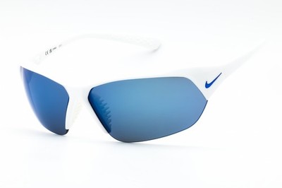 NWT Nike SKYLON ACE FQ4683 White Rectangle 69mm Sunglasses Nike Skylon Ace Sport Wraparound Sunglasses White Grey Red  main image 2
