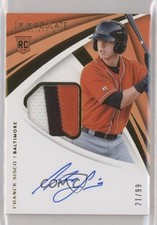 2018 Panini Immaculate Rookie Patch Auto 21/99 Chance Sisco #7 Patch Auto 0l44