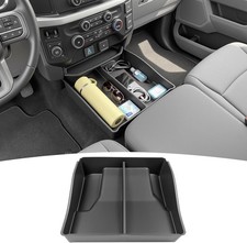 Floor Console Organizer For Ford F150 F250 2015-2026 Large Capacity Armrest Tr Floor Console Organizer For Ford F150 F250 2015-2026 Large Capacity Armrest Tr