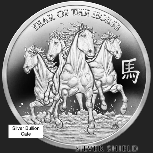 1 oz. 2026 YEAR OF THE HORSE V1 Mini-Mintage proof .999 fine silver PRE-SALE