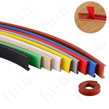 Self Adhesive Furniture Edge Molding Trim Strip U Shape Flexible Edge Banding 5M