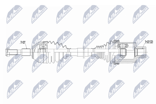 Antriebswelle Nty NPW-FR-221 FüR Ford Edge Ecoblue Awd-image