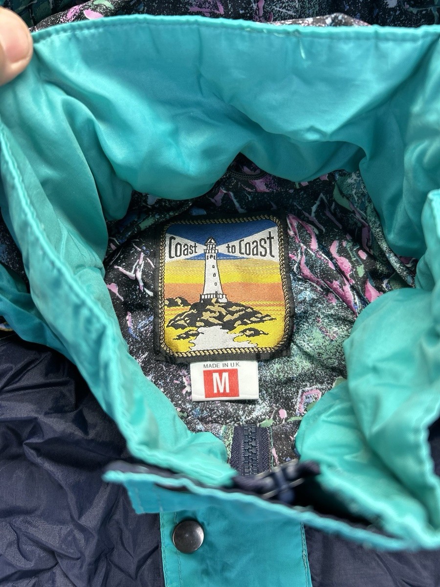 Vintage 90s Coast to Coast Windbreaker Jacket Medium UK Sailing