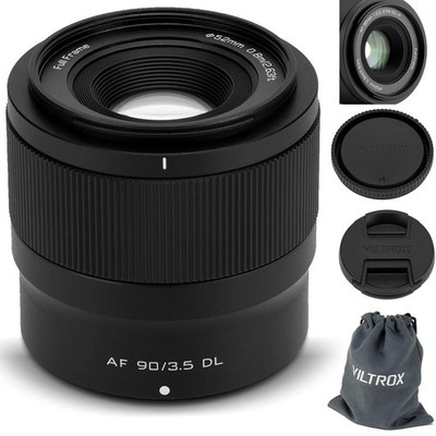Viltrox 90mm F3.5 DL Full Frame Auto Focus Prime Lens New