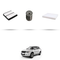 Hoffcar Wartungsset - 3 Filter Kompatibel Mit Suzuki Grand Vitara 1.6 69KW Ab