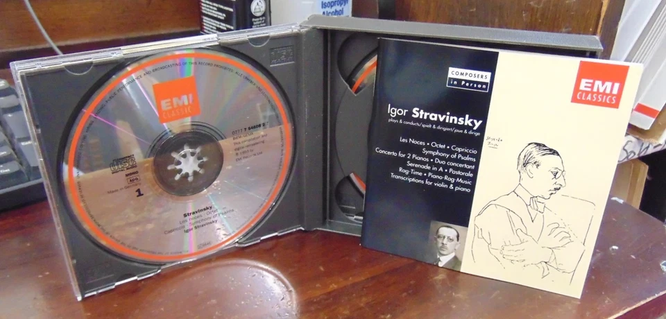 STRAVINSKY - Composers in Person / EMI 7546072 / NM 2 CD Set - Image 2 of 4