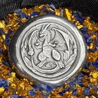 Pokémon Charizard Round 1.25 ozt .999 FS Hand Crafted Saint Bee's Silver Art New