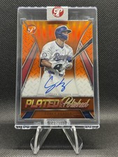 COREY SEAGER 2025 TOPPS PRISTINE ENCASED PLATED /POLISHED ORANGE REF. AUTO /25