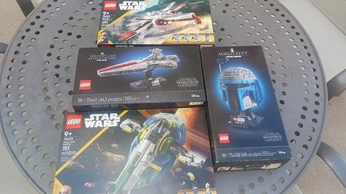 New ListingNEW Legos Star Wars / Mandalorian Lot of 4 Unopened Sets!