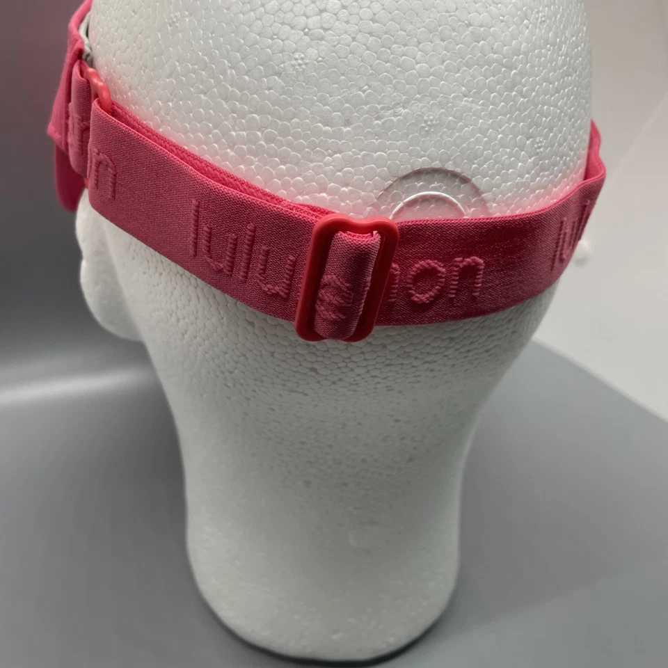 Visera Lululemon Fast Paced Run rosa banda ancha talla única Foto 3 de 4