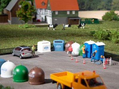 Mobiltoiletten - Recycling Container - 42593 von Auhagen - Neu in OVP