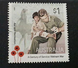 Australia 2016 A Century Of Service Vietnam War $1 Used F10.
