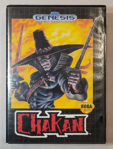 1992 Chakan The Forever Man Sega Genesis Video Game No Manual Cart & Case