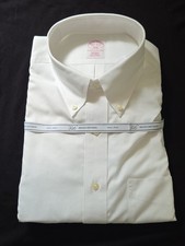 NWT Brooks Brothers 346 Mens Regular Fit Dress Shirt 16 1/2 4/5 Non Iron Cotton