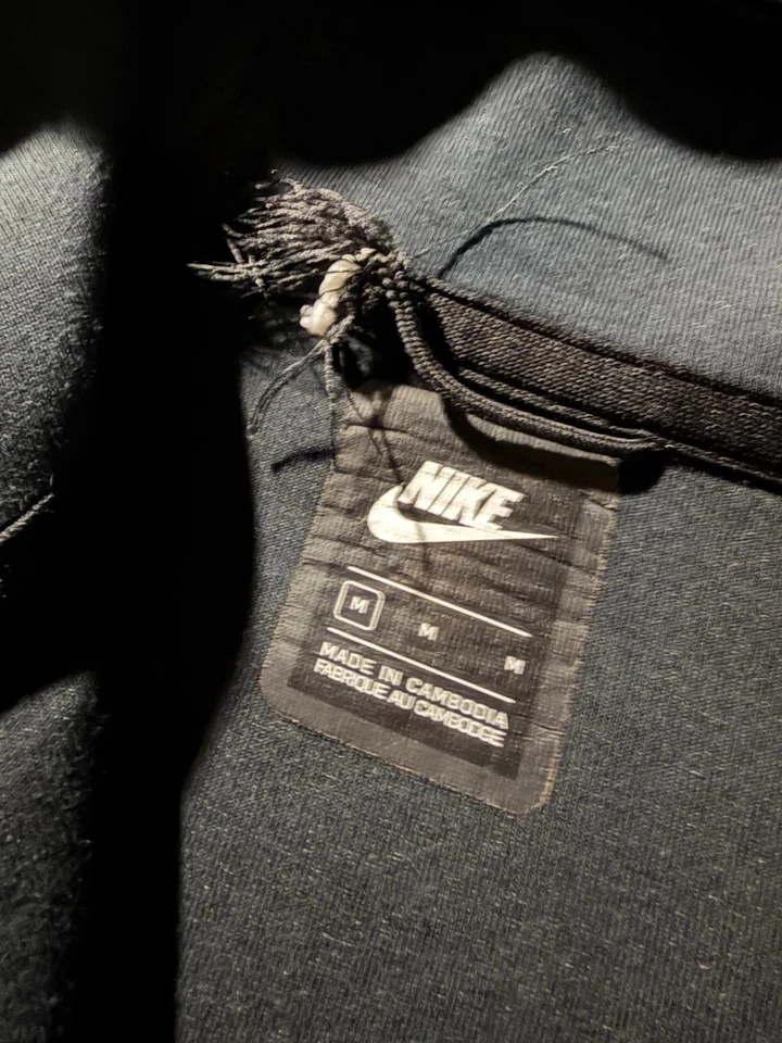 Veste Sweat Nike Tech Fleece Full Zip, Noir, Poche Manche, Sportswear #LMPVT2 - Photo 4/4