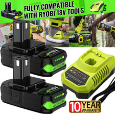 2PACK 2.0Ah For RYOBI 18V Battery /Charger One Plus High Capacity P109 Lithium