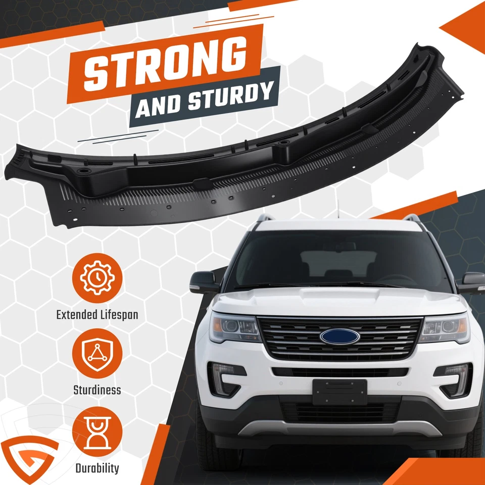 Windshield Cowl Grille Top Panel For BB5Z78022A68AA For 2011-2019 Ford Explorer - Image 4 of 4