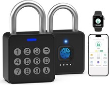 Eseesmart Smart Fingerprint Lock Biometric & Code Combination Keyless Padlock