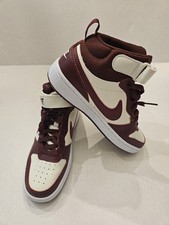 Nike Kids Court Borough Mid 2 Soft Pearl/Dark Team Red Size 6 CD7782-013 NWOB