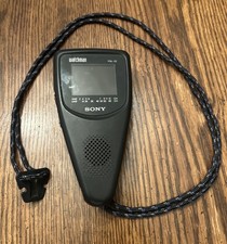 SONY Watchman Analog Mini Hand Held LCD Color TV w/ Neck Cord VTG WORKS READ