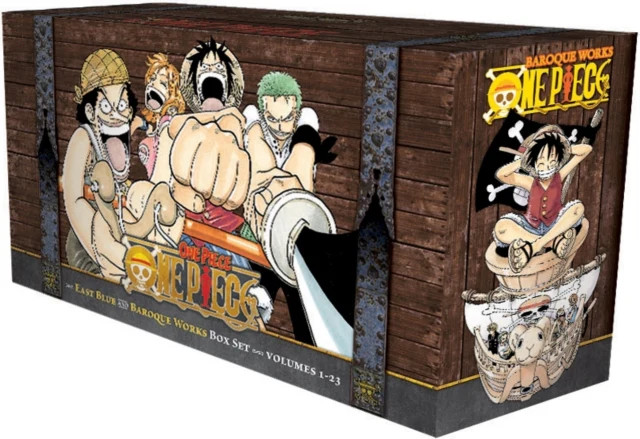 One Piece Box Set 1: East Blue and Baroque Works: Volumes 1-23 with Premium, Vol