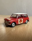 VINTAGE CORGI TOYS 333 AUSTIN MINI COOPER S SUN RAC RALLY ISSUED 1966
