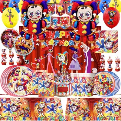 The Amazing Themed Birthday Party Decorations Digitaled Circus Tableware Plates