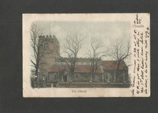 Postcard Lancashire Cheadle St Marys Church Early card undivided back 1903