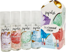Impulse Mist-Ic Body Spray Gift Set, 4 X 150 Ml Fragrance Mists - Present Collec
