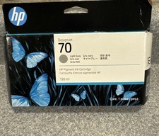 July 2027 Genuine HP 70 Light Gray Ink Cartridge C9451A - DesignJet