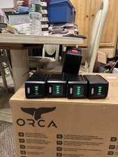 Set 2 batterie Stryker Power-Pro con caricatore 4 batterie un caricabatterie con filo