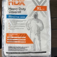 HDX Heavy Duty Coverall Protective Suit Painters Paintball XL