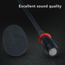 Gooseneck Microphone 59CM 4 Holes Aluminum Alloy Flexible Condenser Mic For