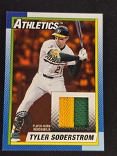 2025 Topps Update 1990 Relics #3/25 3 Color Patch Tyler Soderstrom #90RU-TS