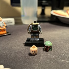 LEGO Star Wars Boba Fett MinifigureHead Beard Stubble