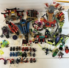 HUGE LEGO NINJAGO USED SETS 5 LB LOT INCLUDES 26 MINIFIGURES