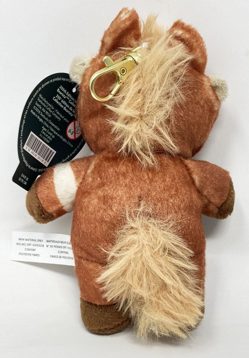 STARBUCKS LUNAR YEAR 2026 HORSE BEARISTA PLUSH KEYCHAIN NEW | eBay