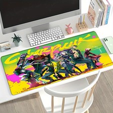 40 90cmCyberpunk Edgerunners Inspired Gaming Desk Mat  Mouse Pad - Non-Slip Was