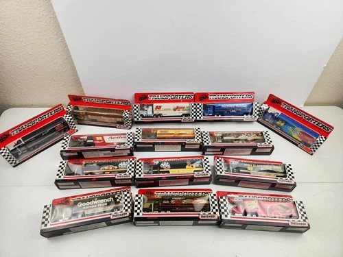 Matchbox NASCAR Superstar Transporters Lot Of 14 Vintage 80s & 90s