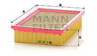 Mann-Filter Luftfiltereinsatz C 26 100 FüR Ford, Ford Usa, Mazda