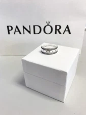 New! Authentic Pandora 925 Flipping Heart of Pandora CZ Ring 197404CZ  All Sizes