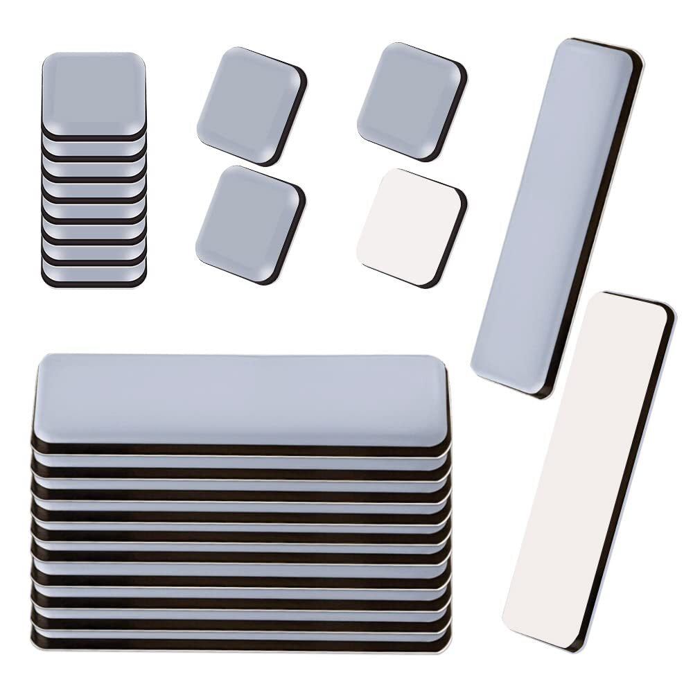 24 Stück Möbelgleiter Teflon Selbstklebend 2 Größen 19x70mm und (N5G)