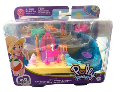 Polly Pocket Sunshine Beach Playset Pollyville | eBay
